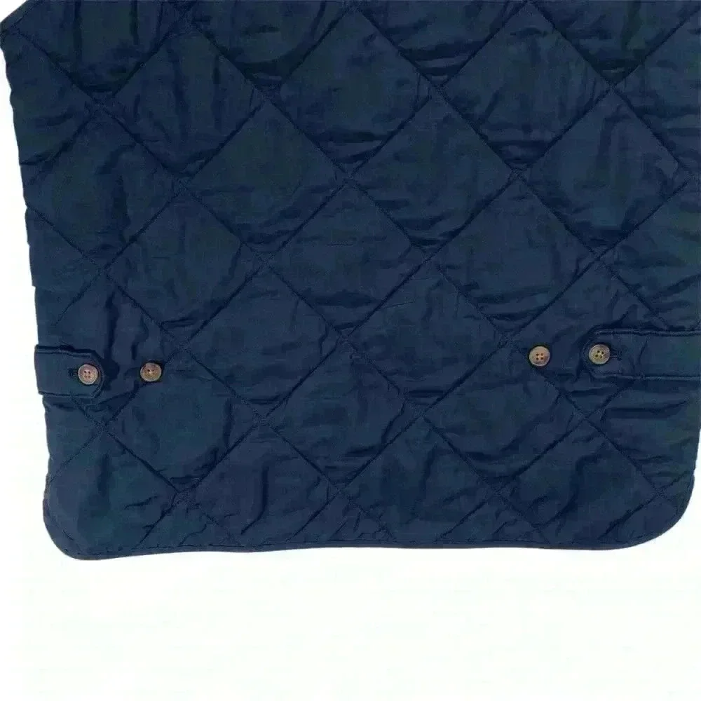 J Crew Mercantile Navy Blue Quilted Vest. Unisex. Size S
